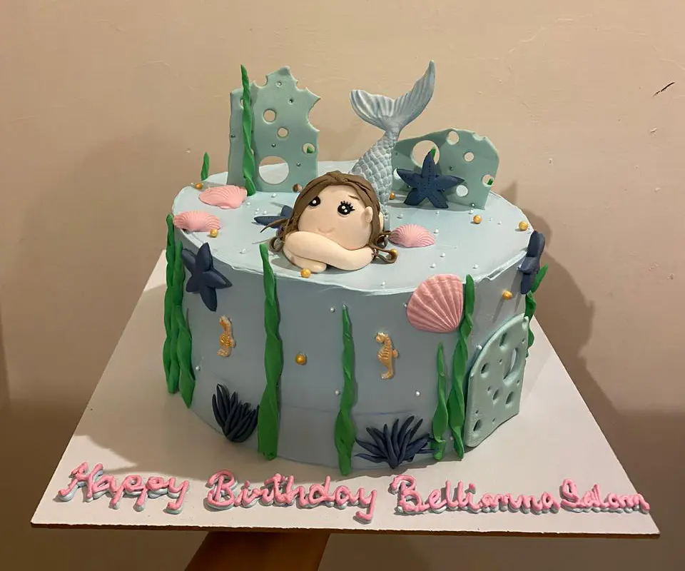 Mermaid Cake (1kg) Picture